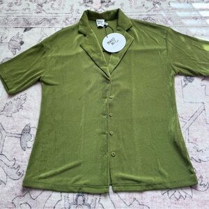 Princess Polly Misha Set Top in a Spring Green